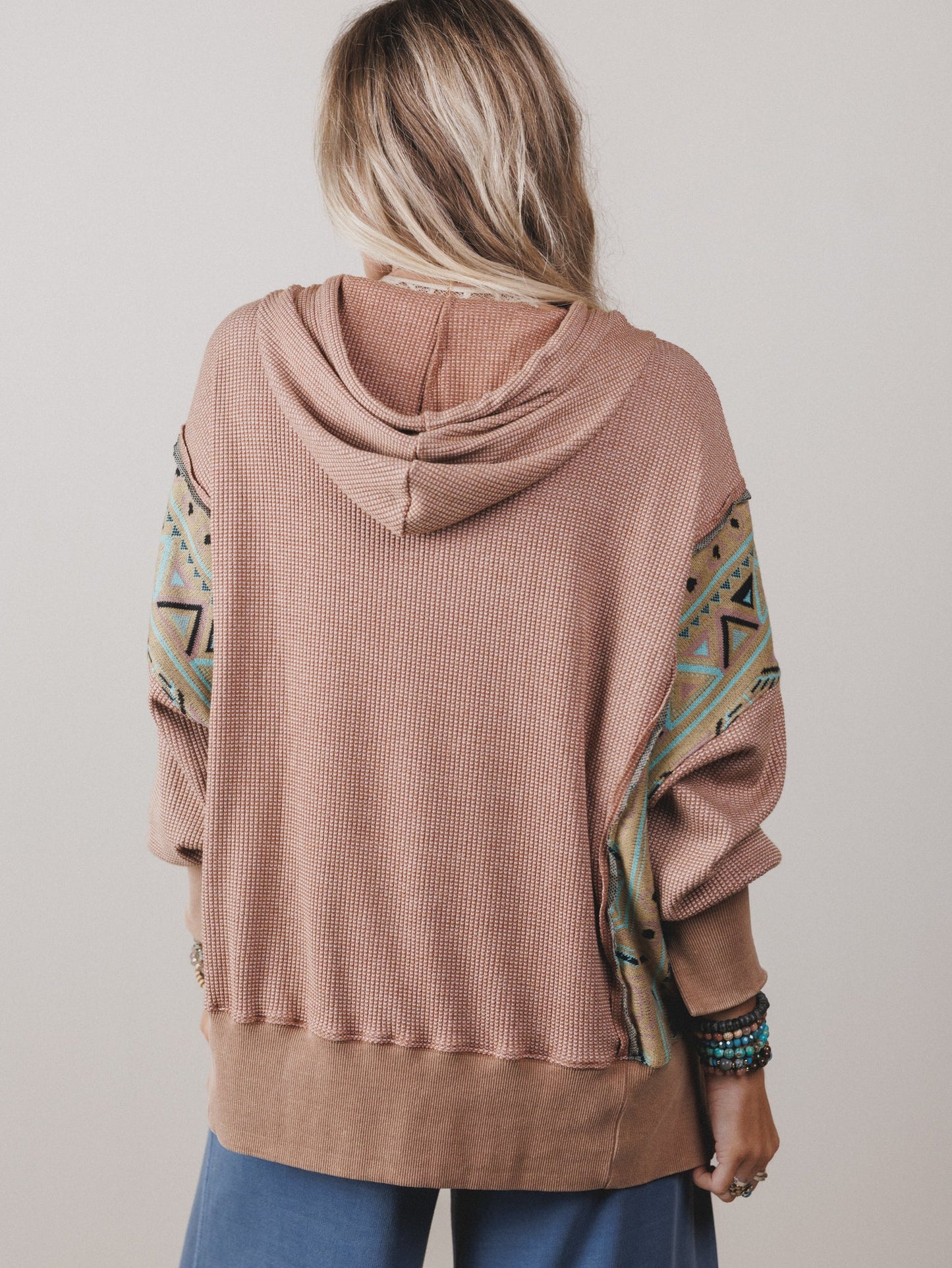 Cosmic Patch Top - Tan