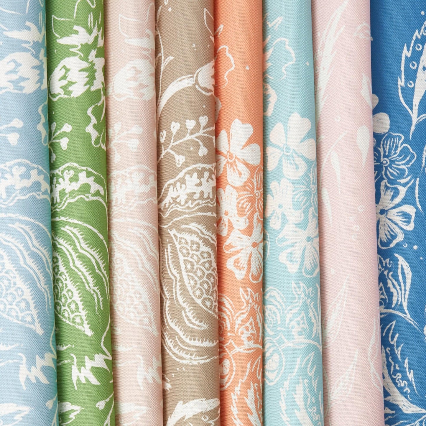 Palm Beach Pink Chelsea Square Fabric