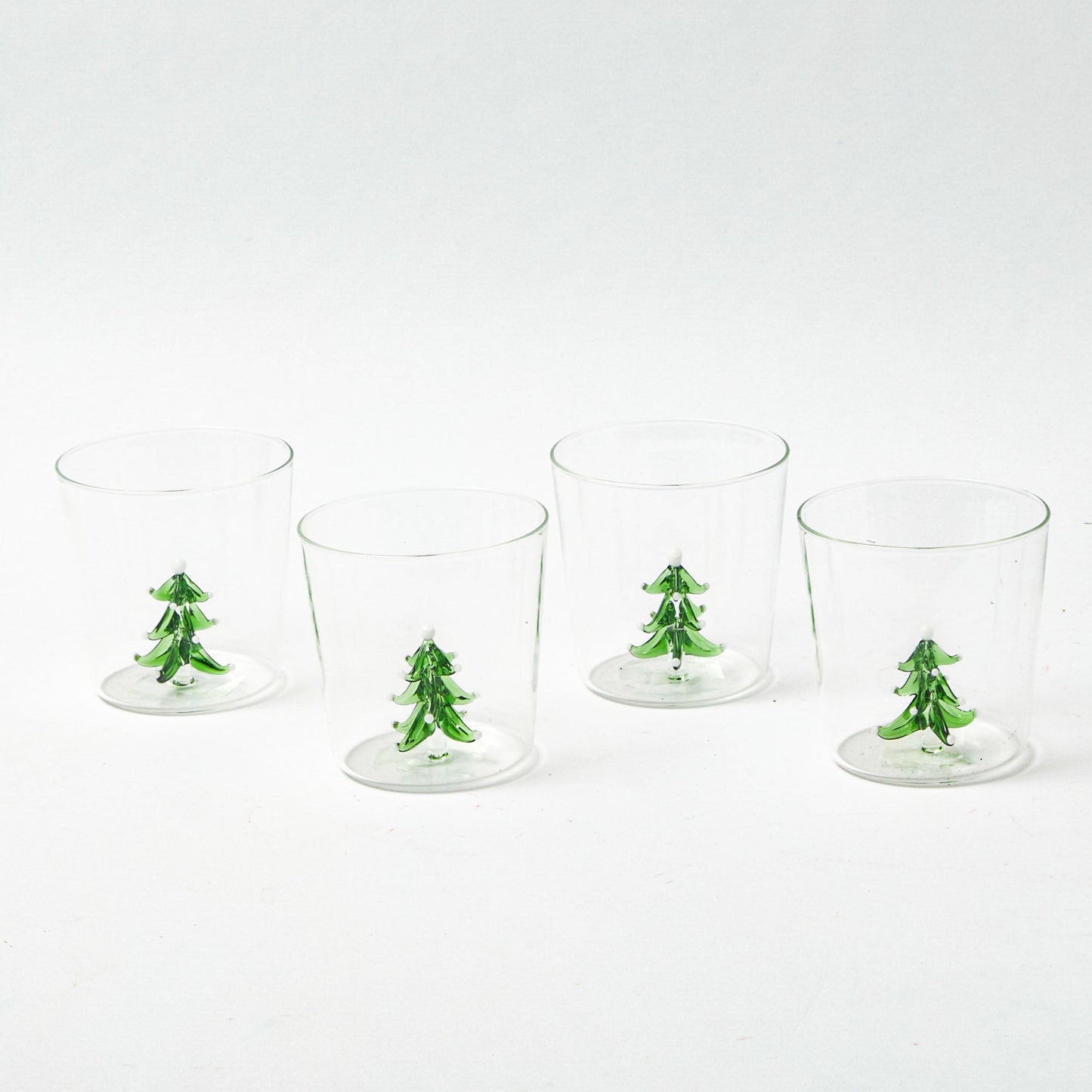 Christmas Tree Glasses (Set of 4)