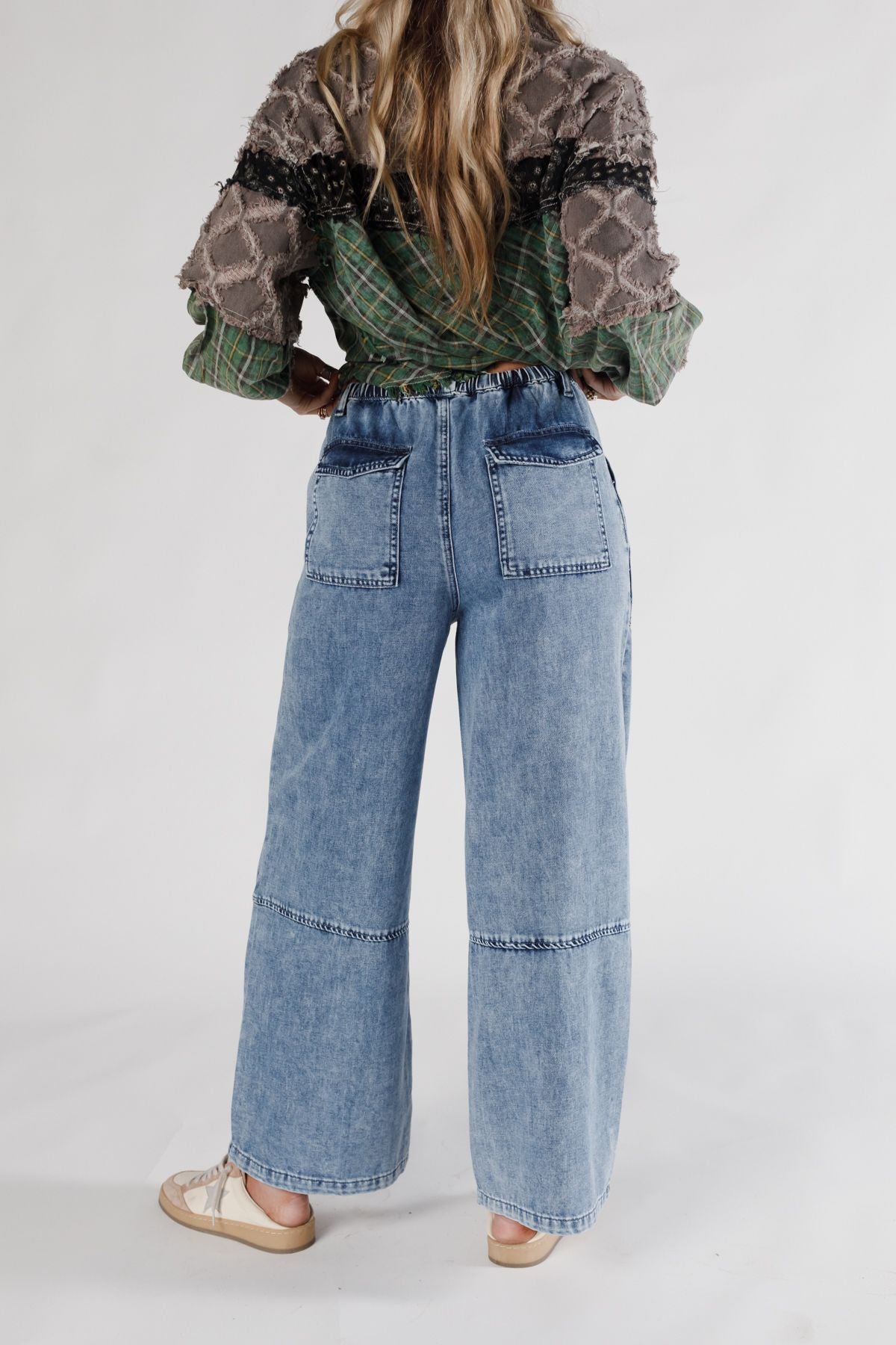 Highway Dreamers Wide Leg Pants - Denim