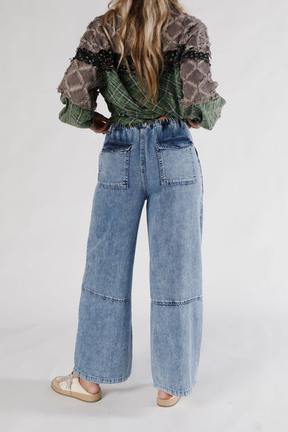 Highway Dreamers Wide Leg Pants - Denim