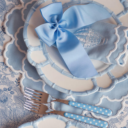 Blue Polka Dot Cutlery (5 piece)