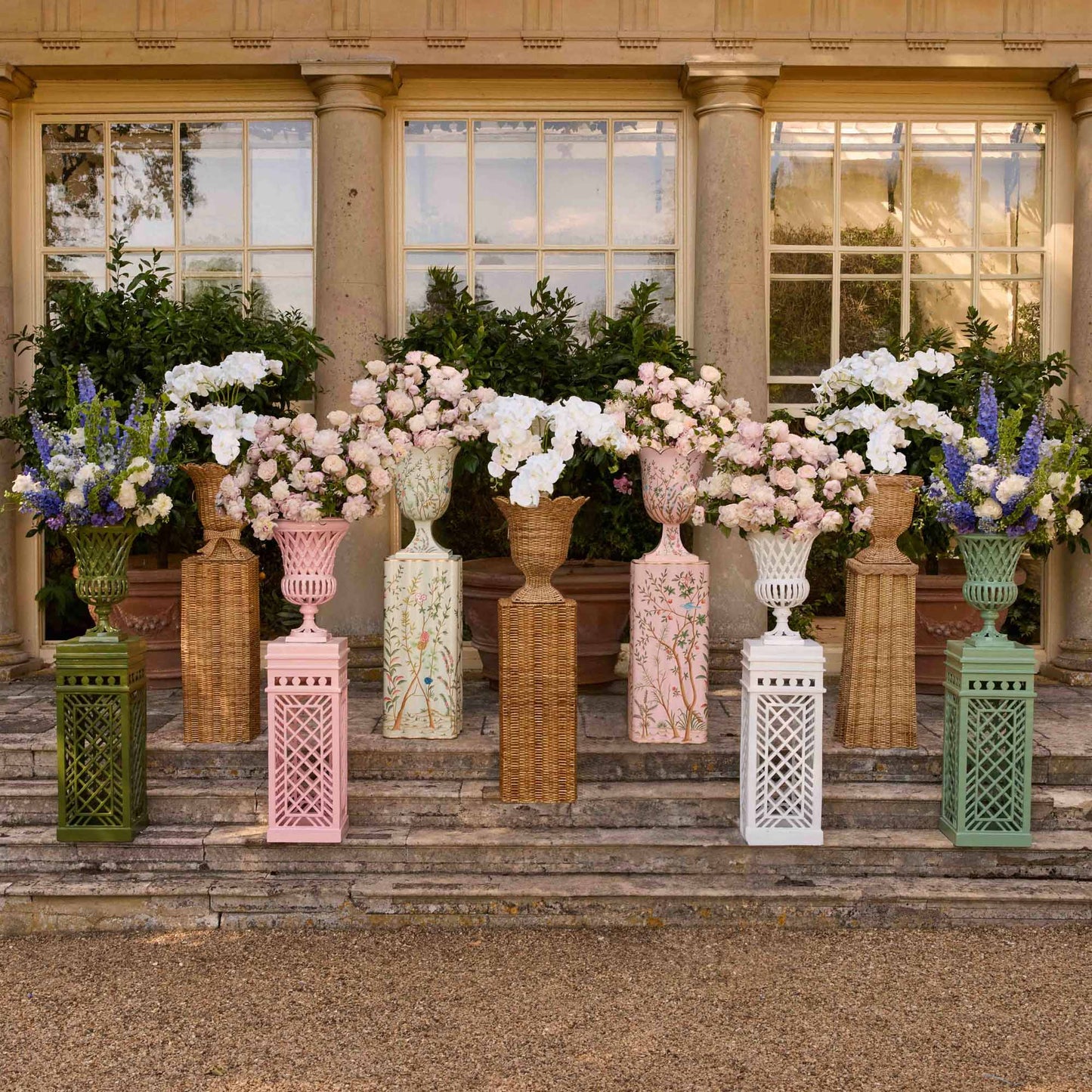 Adelaide Green Lattice Urn