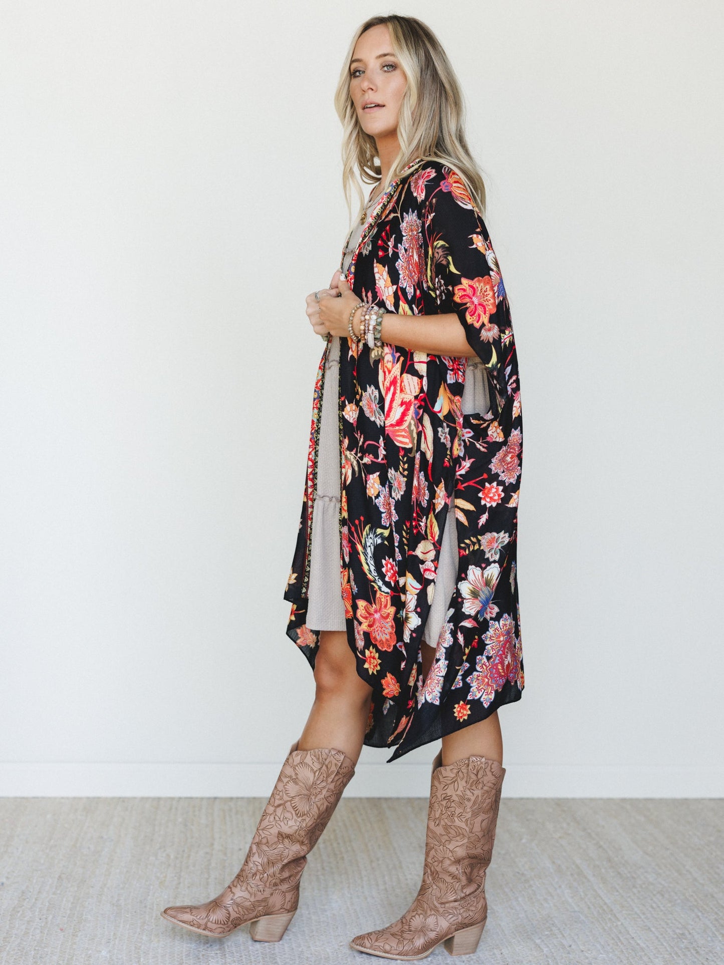 Floral Desert Kimono - San Marino