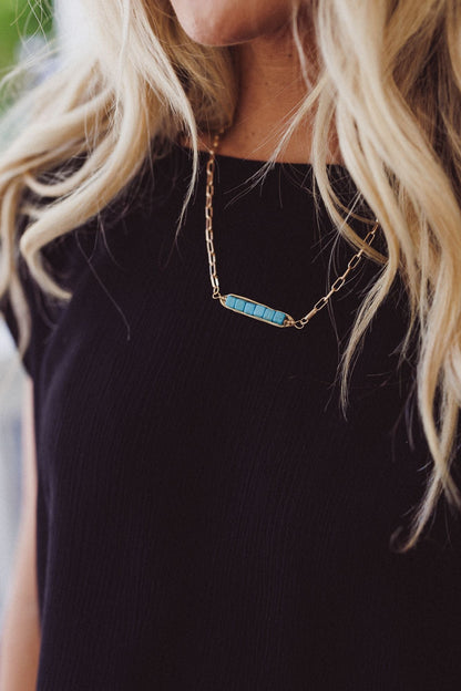 Desert Line Necklace - Gold - Pre Order