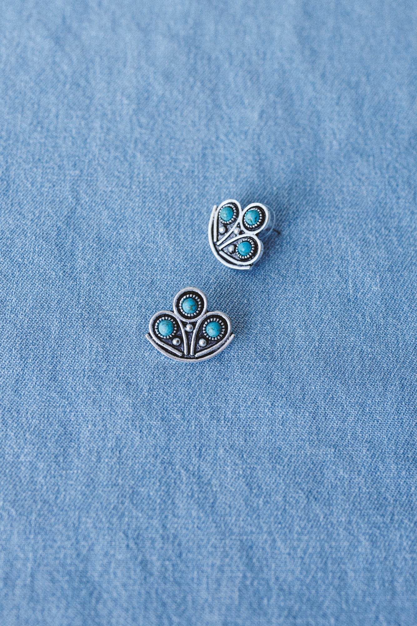 Desert Lily Earrings - Turquoise - Pre Order