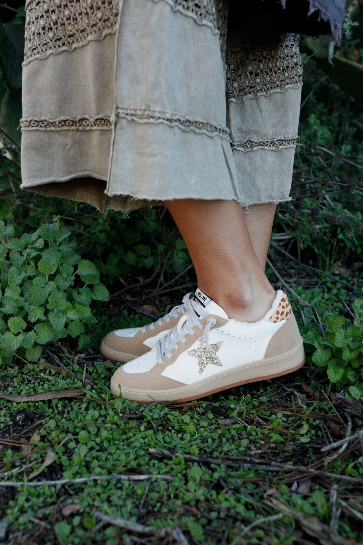Cosmic Star Sneakers - White