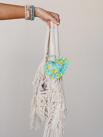 Heart of Love Bag Charm - Mint