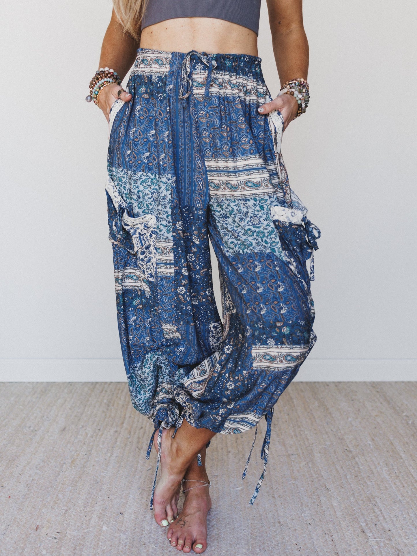 Bohemian Memories Pant - Blue - Pre Order
