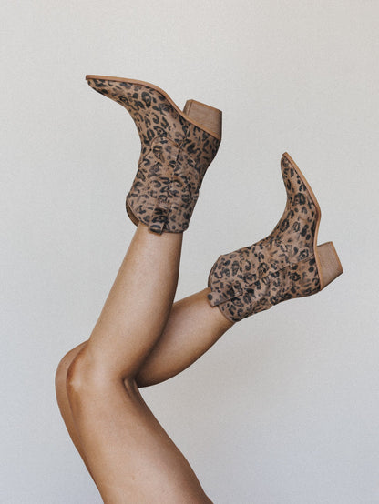 Claire Bootie - Leopard - Pre Order