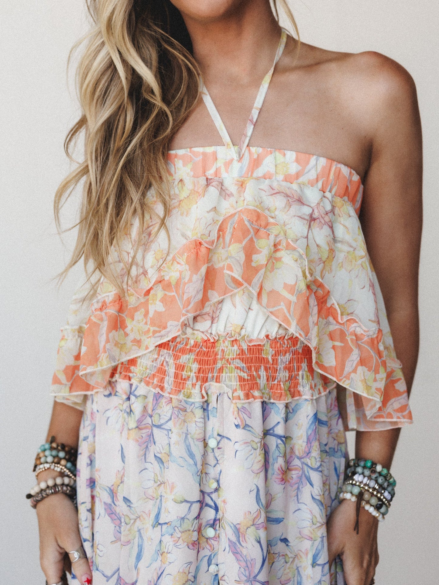 Floral Love Letters Dress - Flower Multi