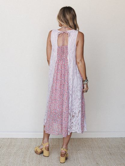 Bloom Wave Dress - Lilac