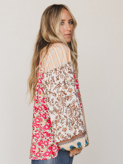Bohemian Heart 3 Piece Bundle - Coral