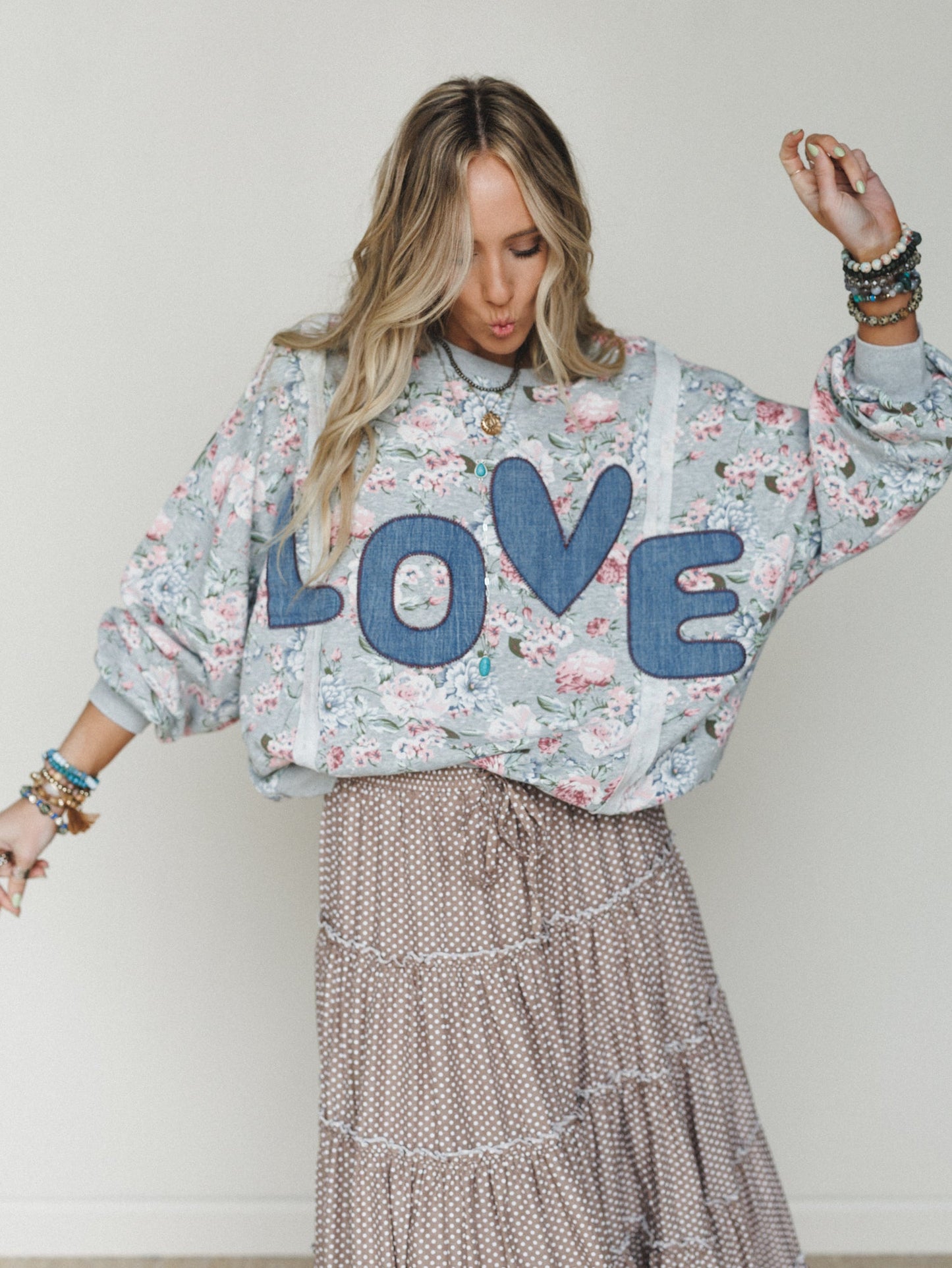 All About Love Pullover - Heather Gray