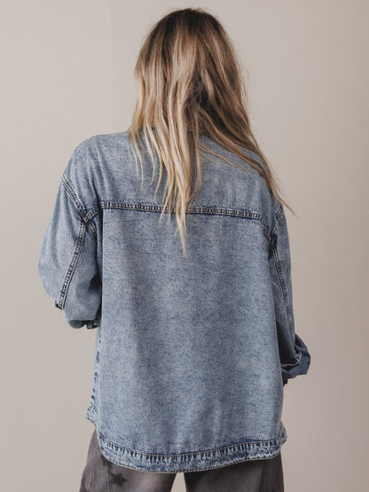 Blue Jean Baby Barn Jacket  - Washed Denim