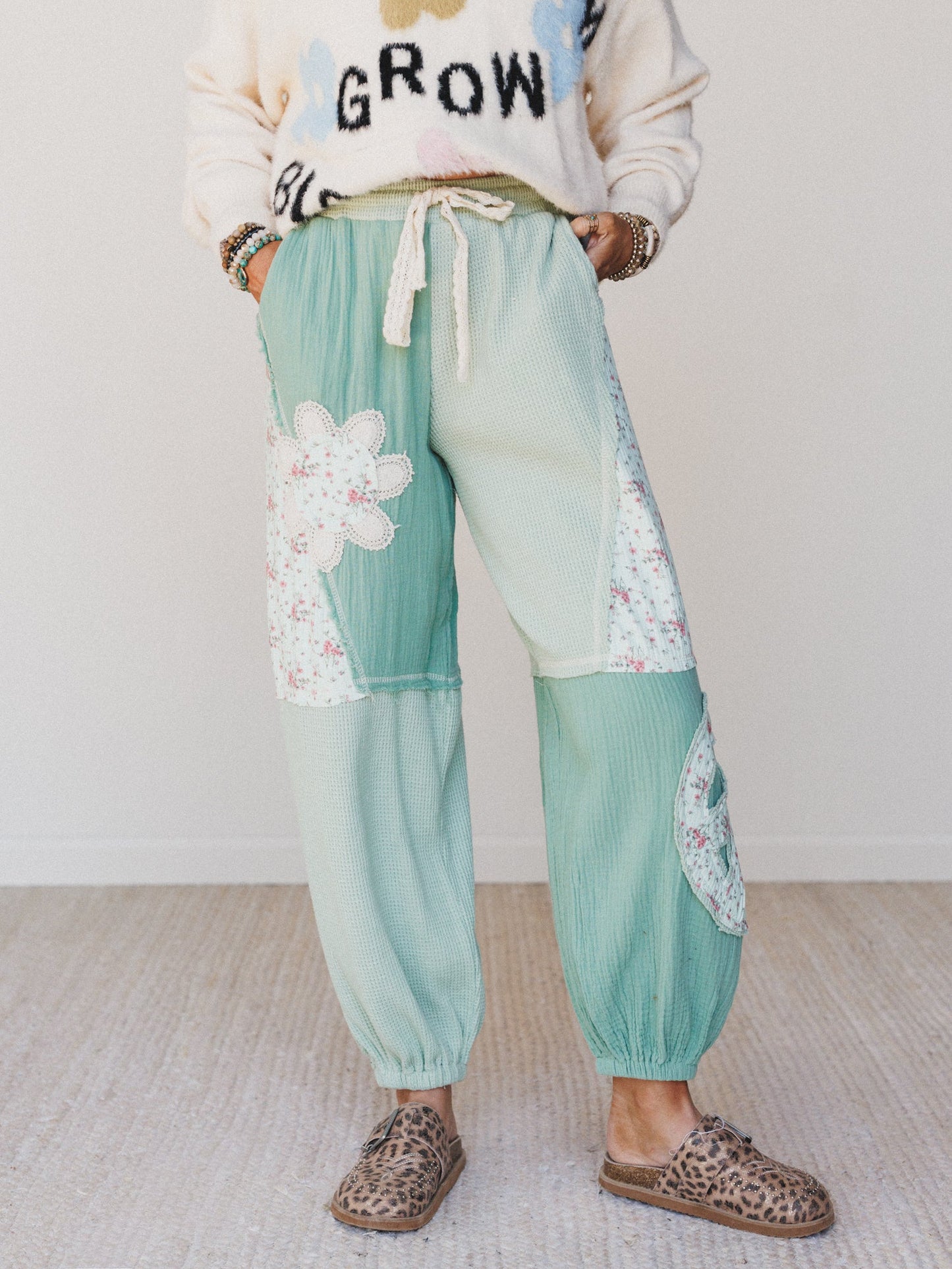 Boho Blossom 2 Piece Bundle - Mint Green