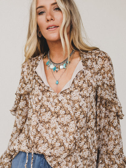 Amber Harvest Top - Olive