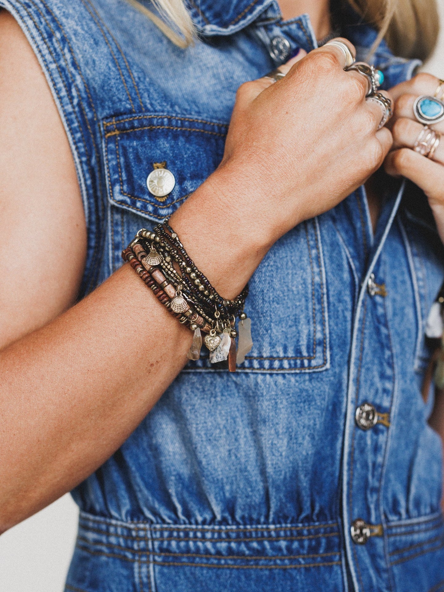 Crushin' On Boho 3 Piece Bundle - Denim