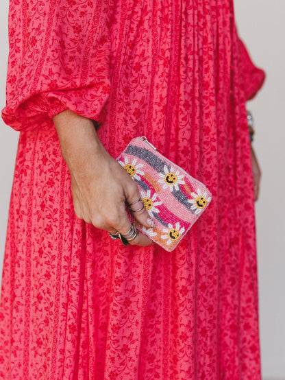 Groovy Daisies Coin Purse - Multi