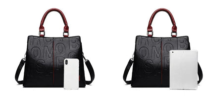 PU Leather Casual Crossbody Bags for Women Ladies Luxury Designer Tote Handbag Female Large Capacity Travel Shoulder Bag Sac