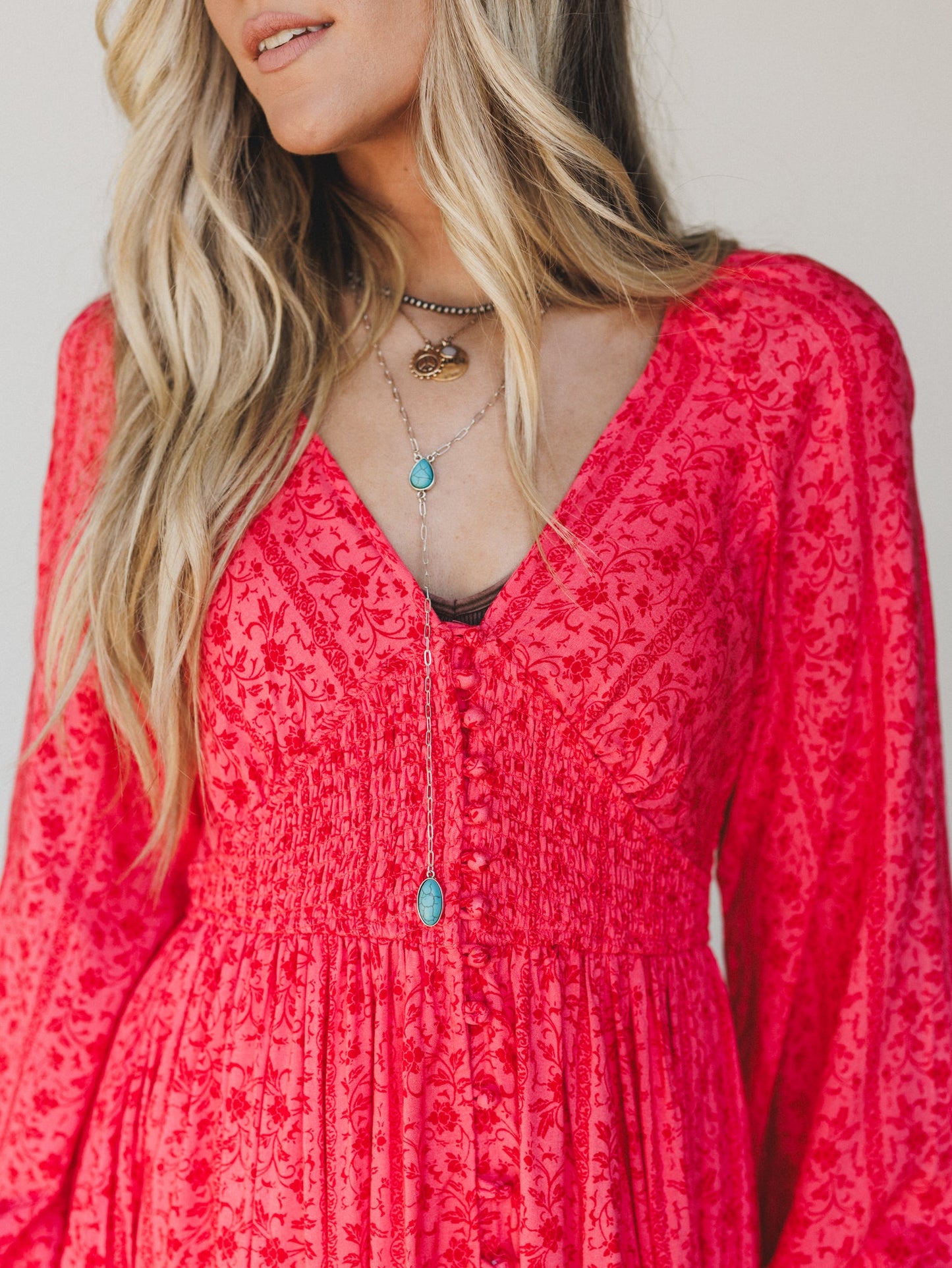 Day Dates Dress - Cherry Tomato