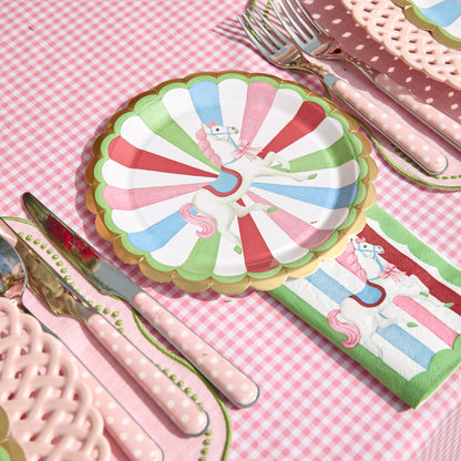 Pink Polka Dot Cutlery (5 piece)