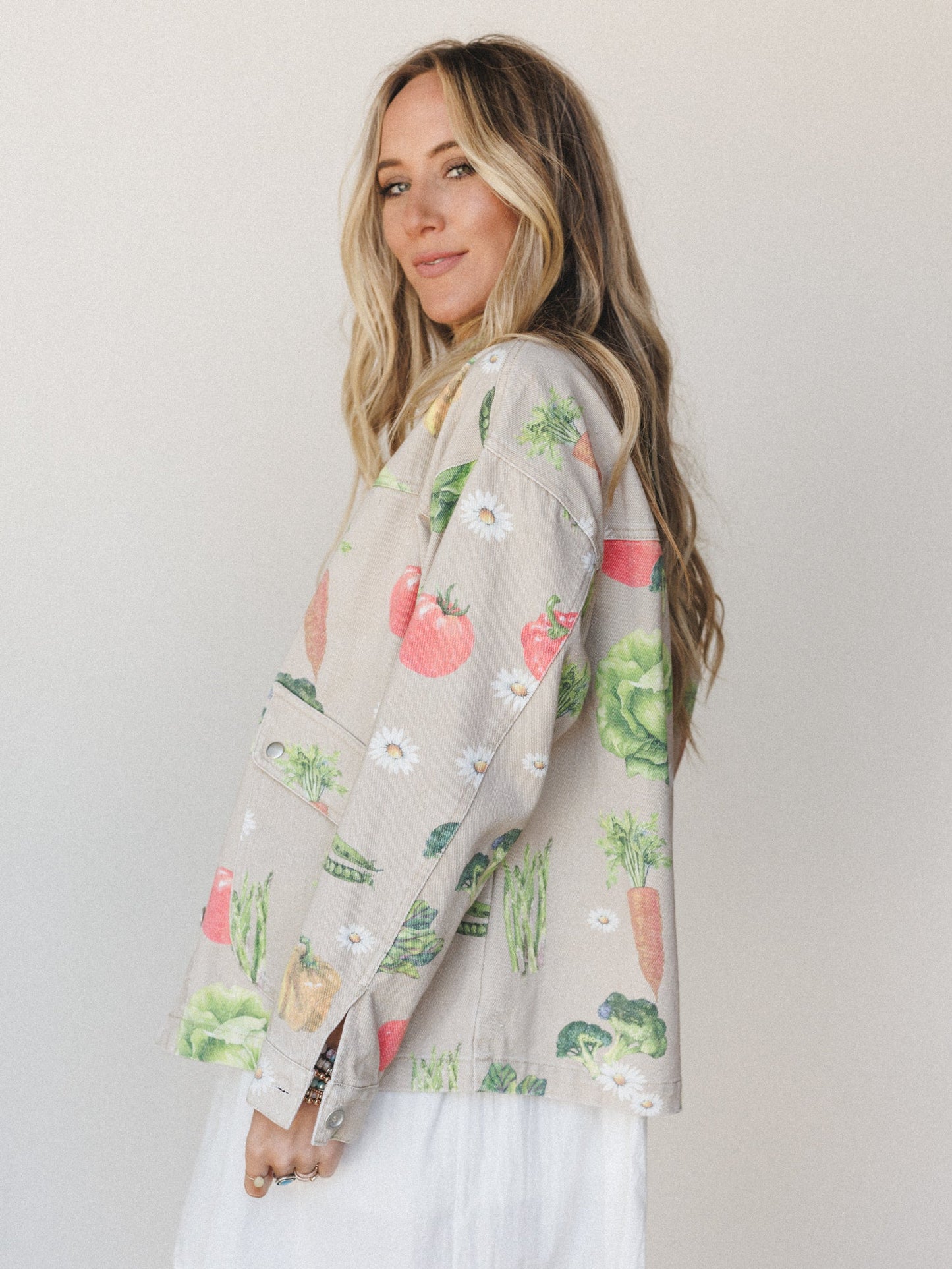 Farmer's Daughter Jacket - Garden Oatmeal