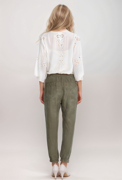 Johnny Was Alice Cropped Jogger Pants R65120-D *