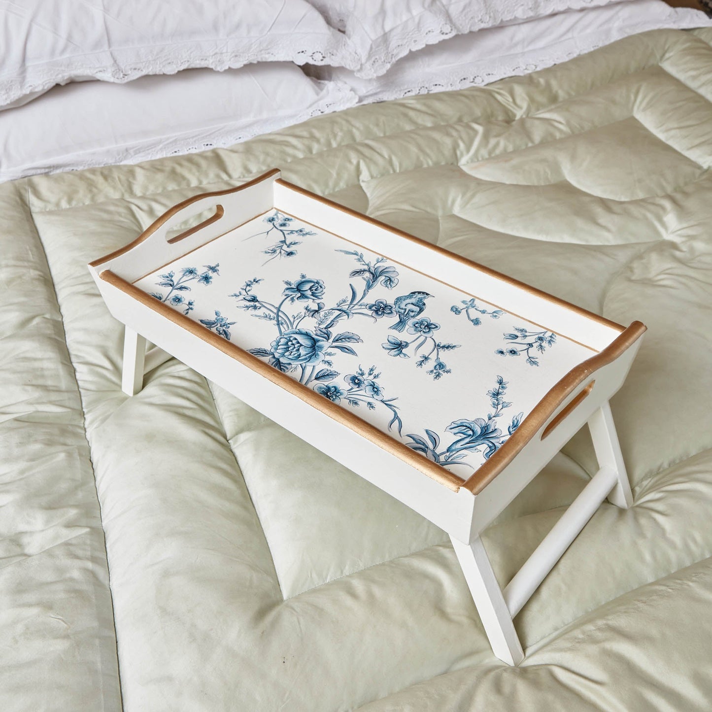 Floral Folding Tray