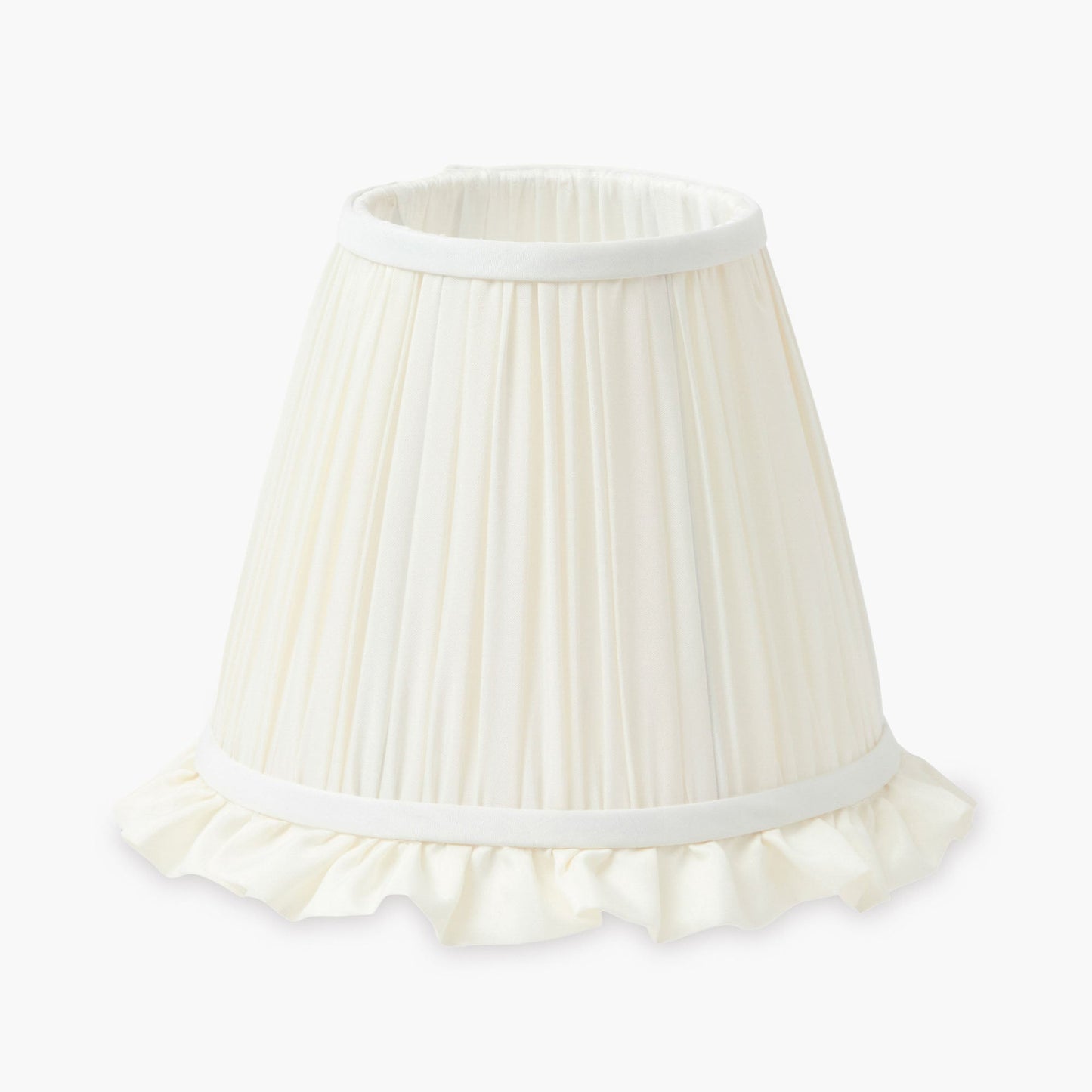 Cream Ruffle Lampshade (18cm)