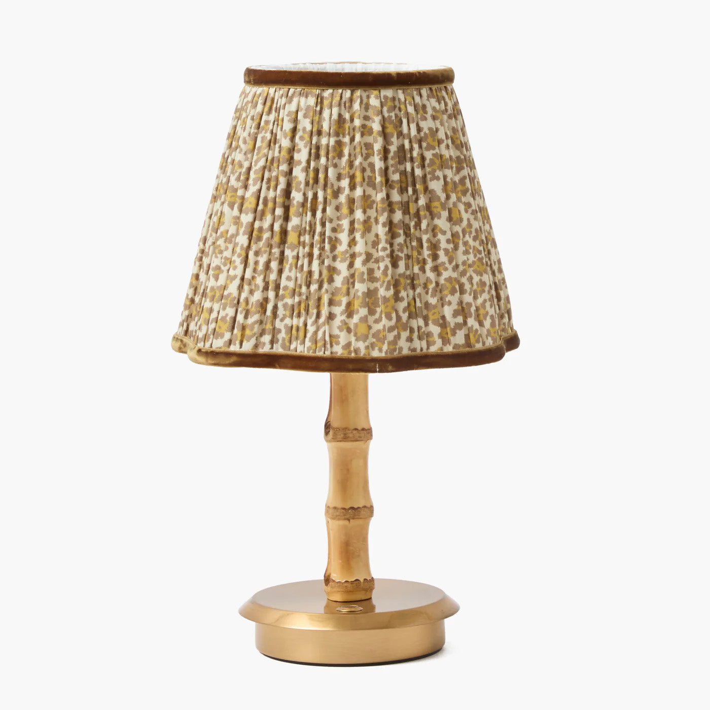 Bamboo Short Rechargeable Lamp