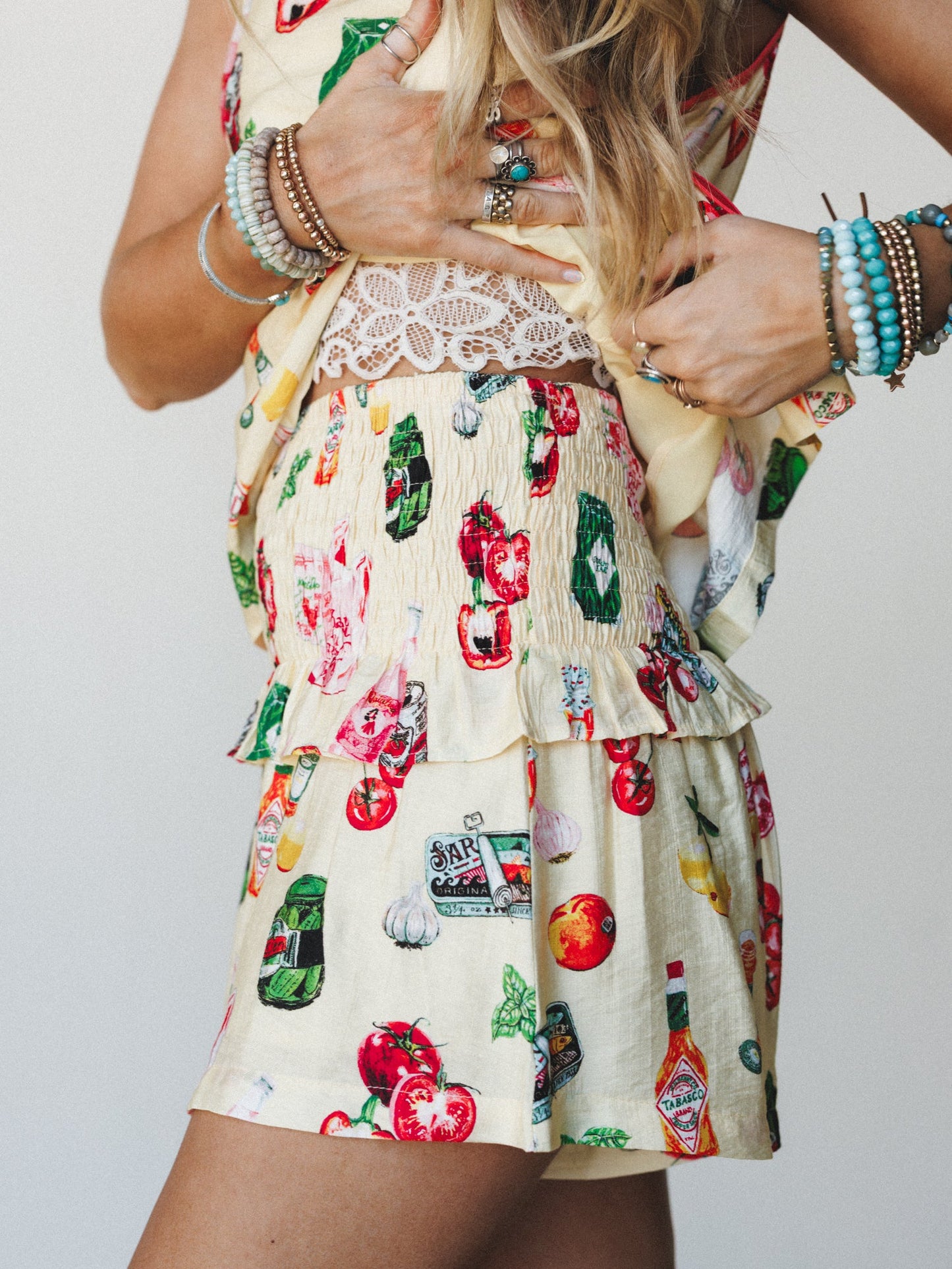 Farm to Table Short Set  - Butter Yellow