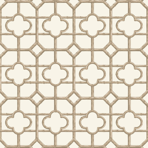 Putty Shaded Bamboo Wallpaper
