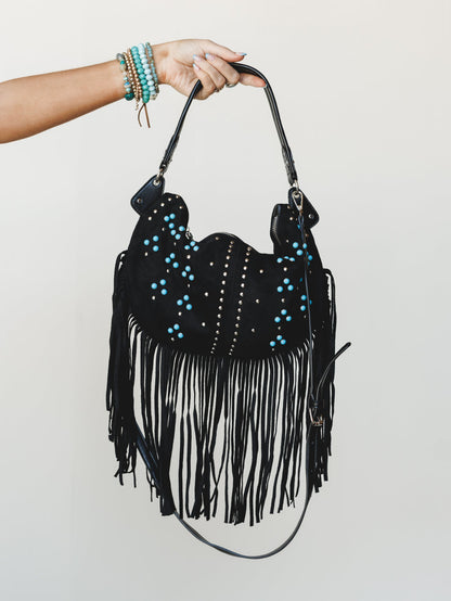 Boho of the West Hobo Bag - Black