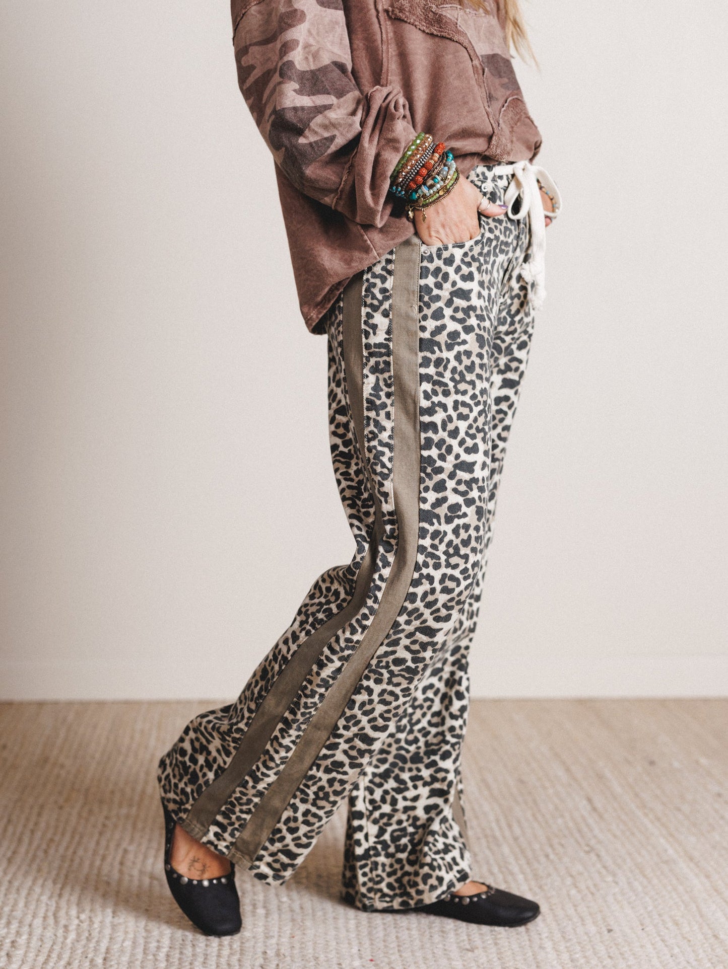 Dusty Belle Pants - Leopard