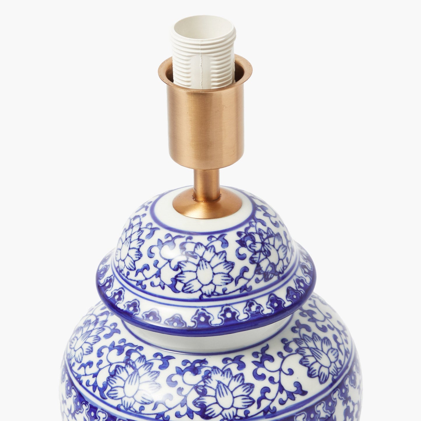 Chinoiserie Rechargeable Lamp with Natural Seagrass Shade (24cm)