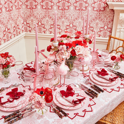 Ruby Red Velvet Napkin Bows (Set of 4)