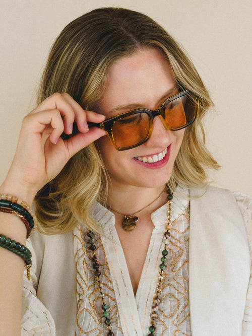 Bright Out Sunglasses - Olive