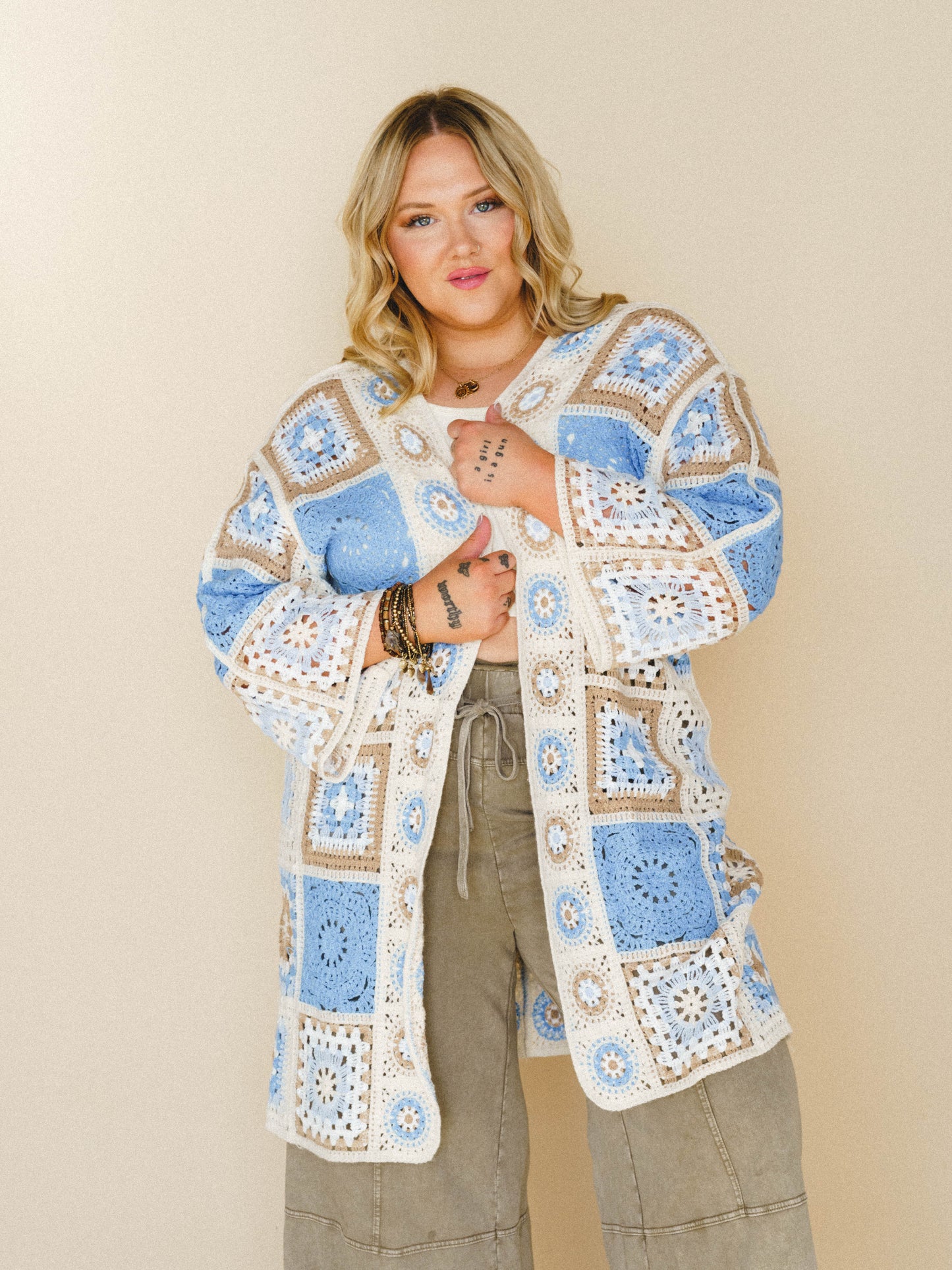 Holiday Journey Cardigan - Blue Multi