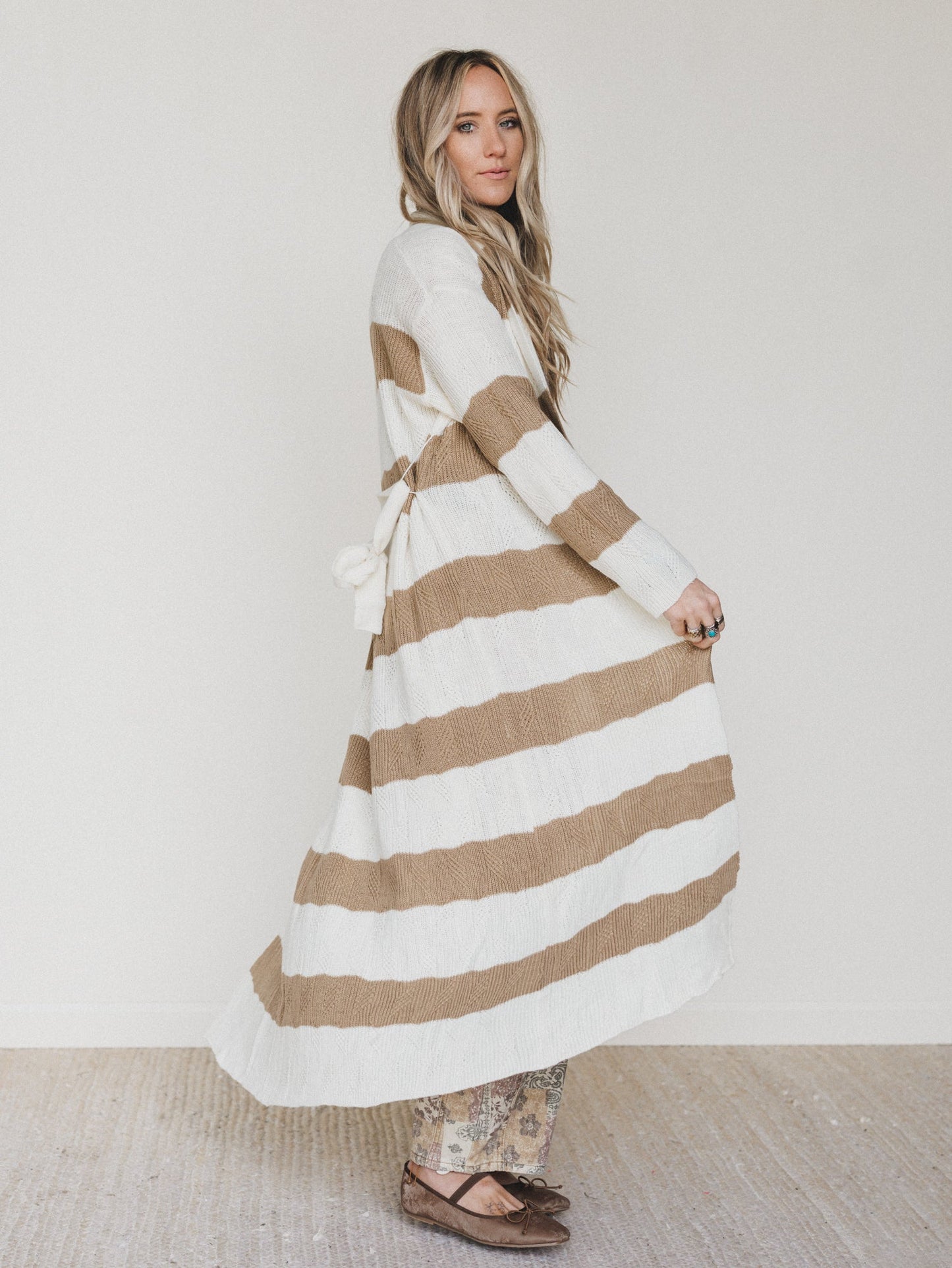 Donya Duster Cardigan - Mocha
