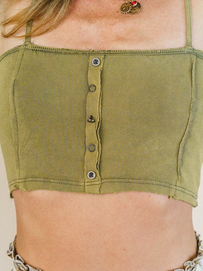 Every Moment Bralette - Dusty Olive