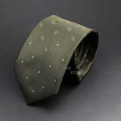 New Design Wedding Men Tie Green Wine Red Paisley Flower Animal Neckties Men Business Dropshipping Groom Collar Accessories Gift