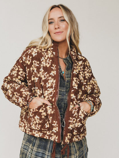 Fever Bloom Jacket - Brown