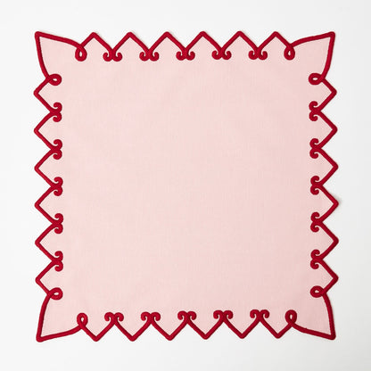 Pink & Red Angelina Napkins (Set of 4)