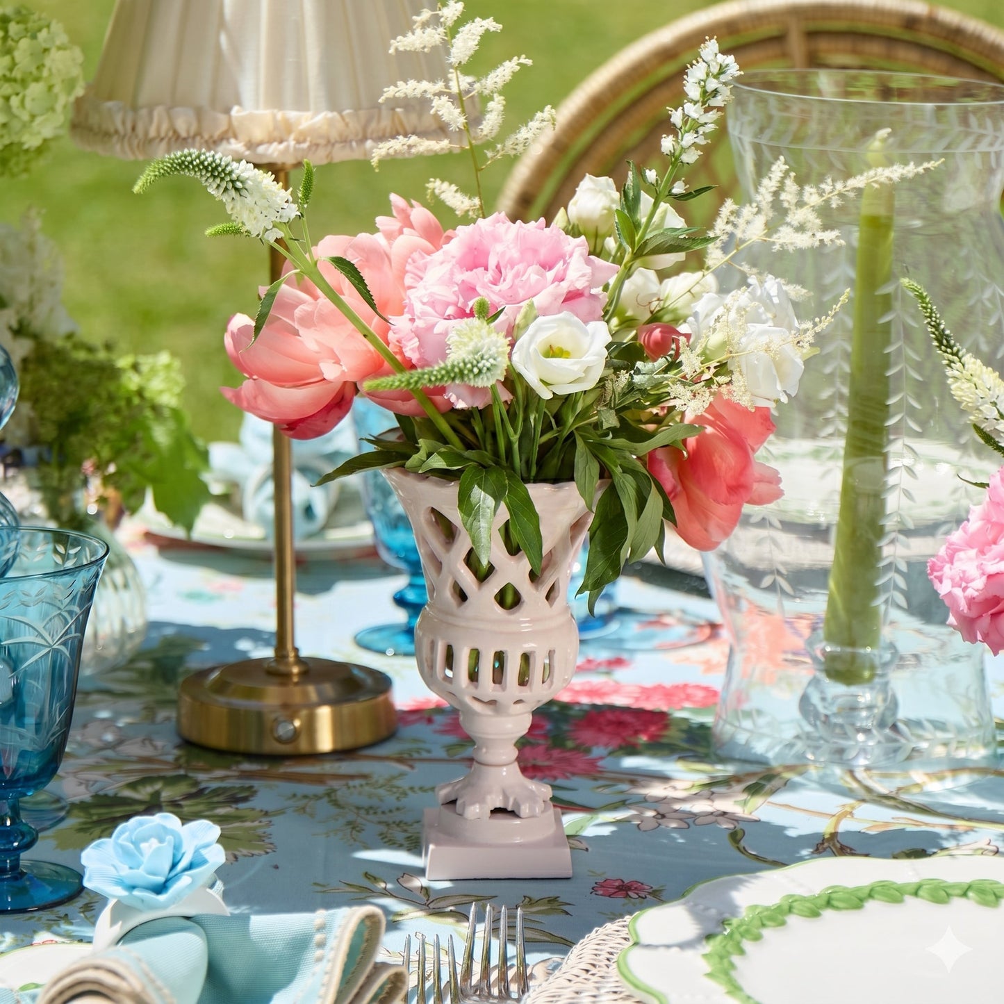 Pink Mini Adelaide Urn (Pair)