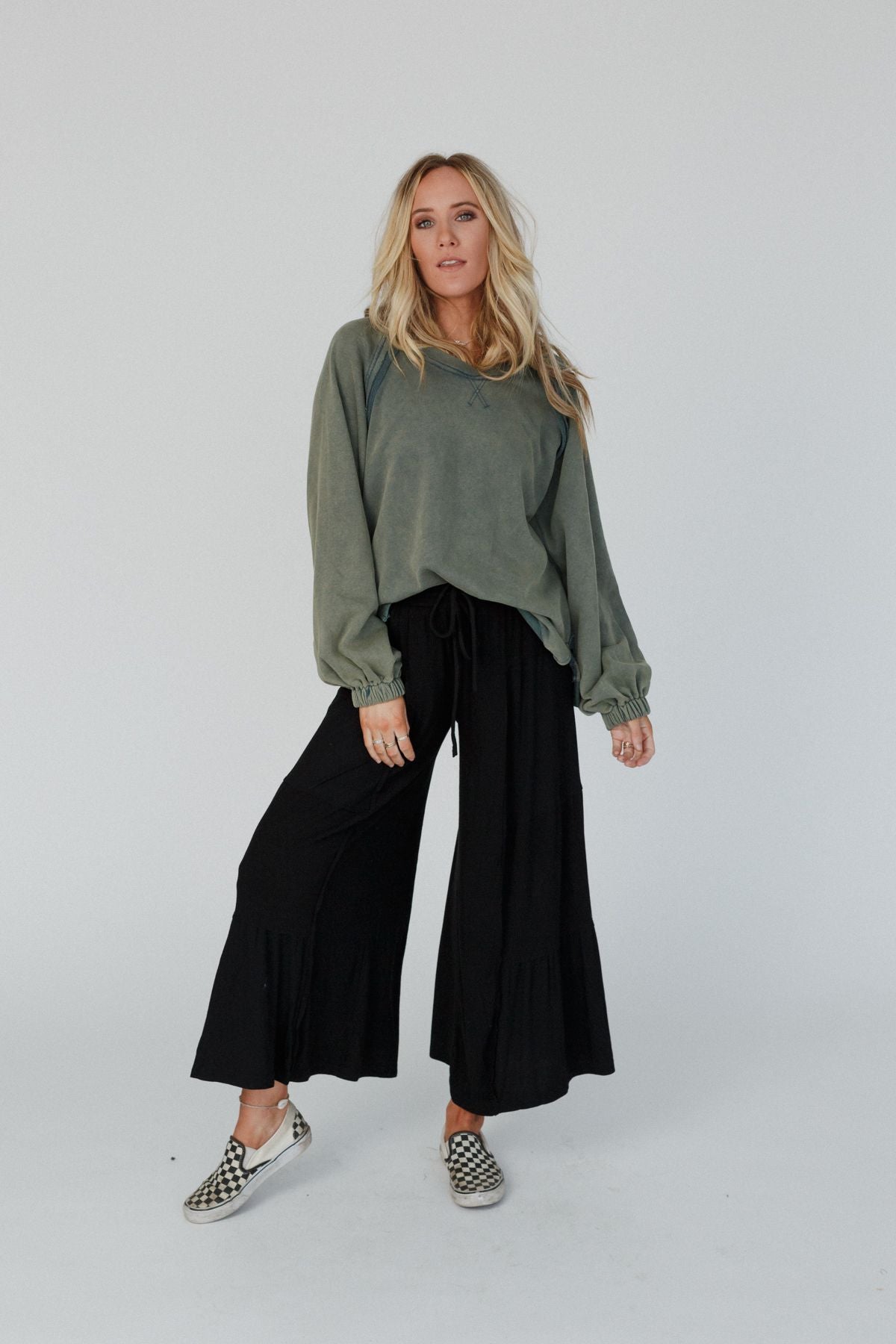 Crossed Paths Sweatshirt - Olive