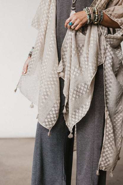 Boheme Breeze Kimono - Taupe