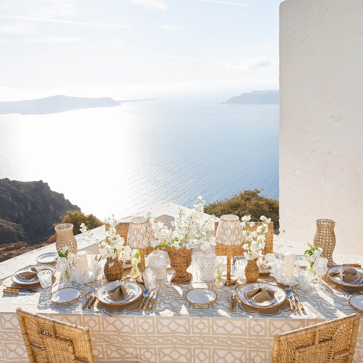 Sand Fleur Napkins (Set of 4)