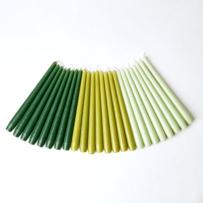 Apple Green Candles (Set of 8)