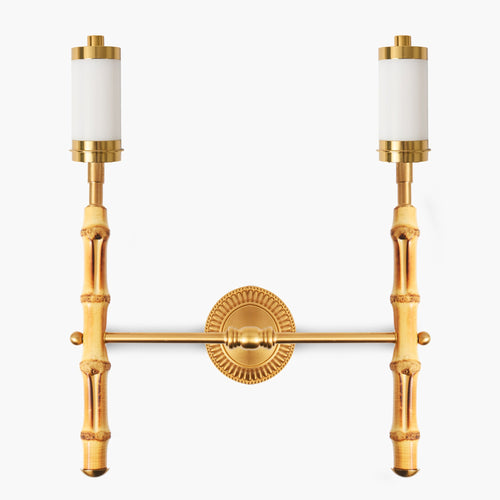 Bamboo Rechargeable Double Wall Light